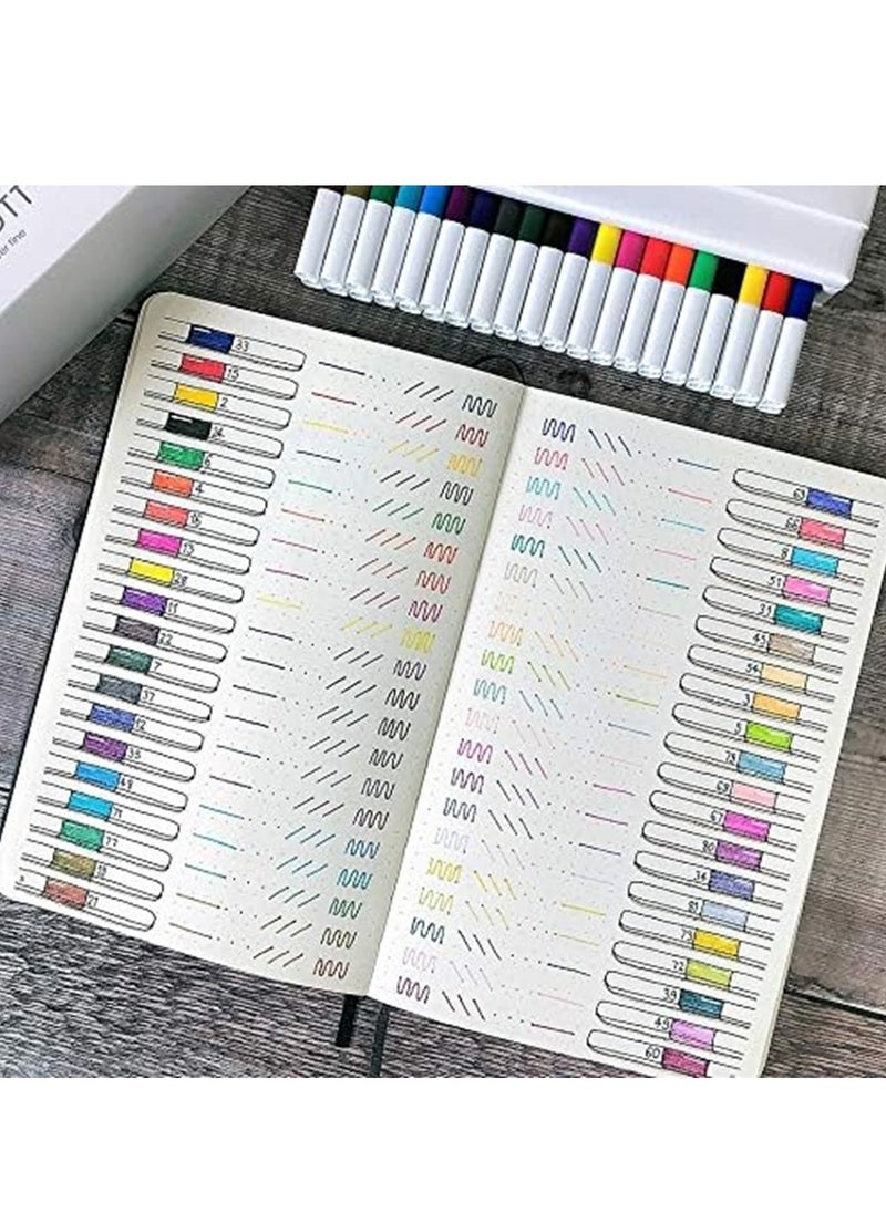 Uniball - 5-Piece Emott Fineliners 0.4mm Tip Nuance Colour Set - Image 1