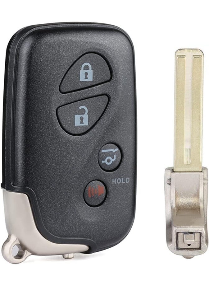 4 Buttons Replacement Uncut Key Remote Shell Cover Fit for Lexus ES350 GS300 GS350 GS430 GS450H ISC IS250 IS350 LS460 LS600H, Keyless Entry Fob Case - Image 5