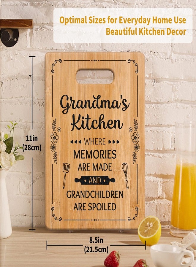 Milcier Grandma Gifts, Grandma Birthday Gifts, Unique Grandma's Cutting Board, Best Christmas Birthday Mothers Day Gifts for Grandmother Nana Granny from Granddaughter Grandson - Image 3