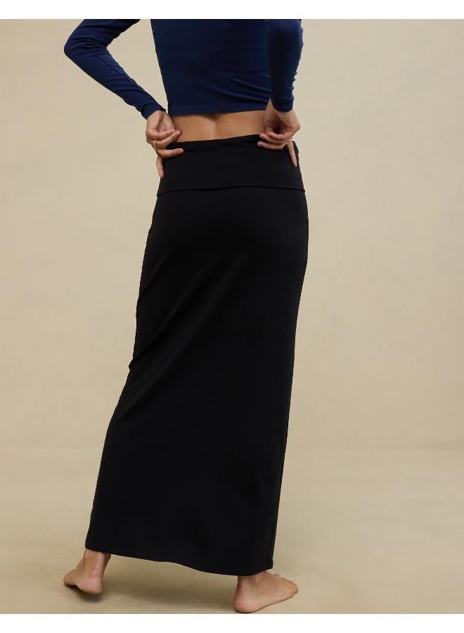 Aerie Chill Up Foldover Maxi Skirt - Image 4