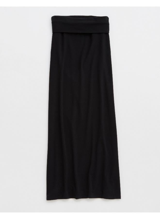 Aerie Chill Up Foldover Maxi Skirt - Image 3