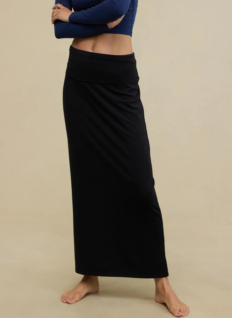 آري من امريكان ايجل Chill Up Foldover Maxi Skirt