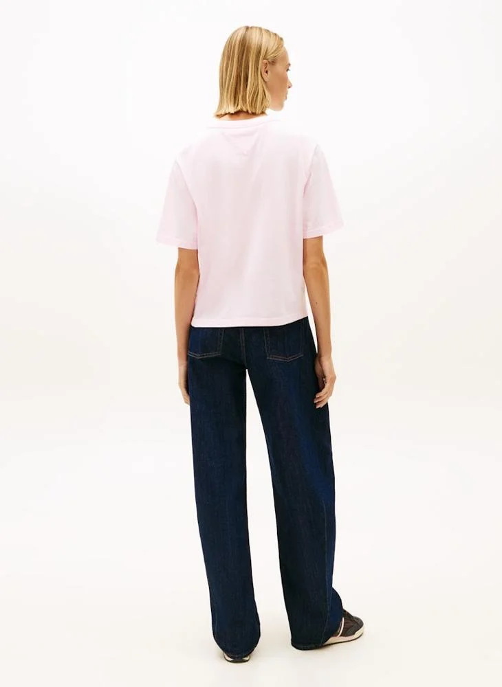 TOMMY JEANS Logo Crew Neck T-Shirt