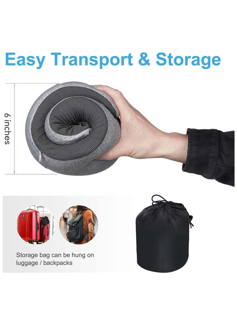Swift Travel Pillow, Memory Foam, Airplane Neck Pillow for travelling  - Image 4