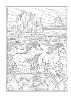 Stay Wild: A Coloring Book Menagerie by Marjorie Sarnat  - Image 4