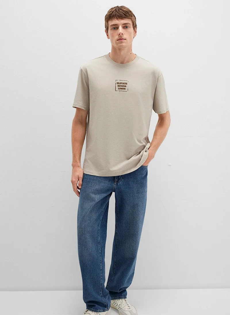 مافي Crew Neck Regular Fit T-Shirt