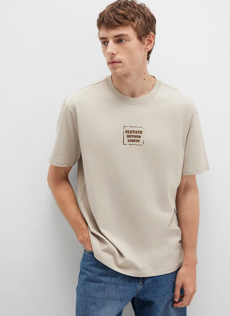مافي Crew Neck Regular Fit T-Shirt