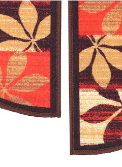 Status Contract Semi Circle/D-Shape Nylon Entrance Floor Door Mats/Non-Slip Carpet/Washable Dirt Trapper - Pack of 2, 38 X 58 Cm  - Image 5