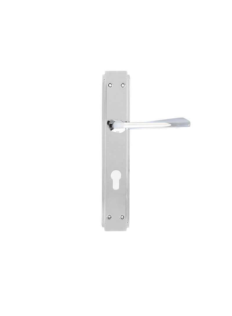 ROBUSTLINE Door Handle | Zinc Material | Silver Color | Robustline - Image 1