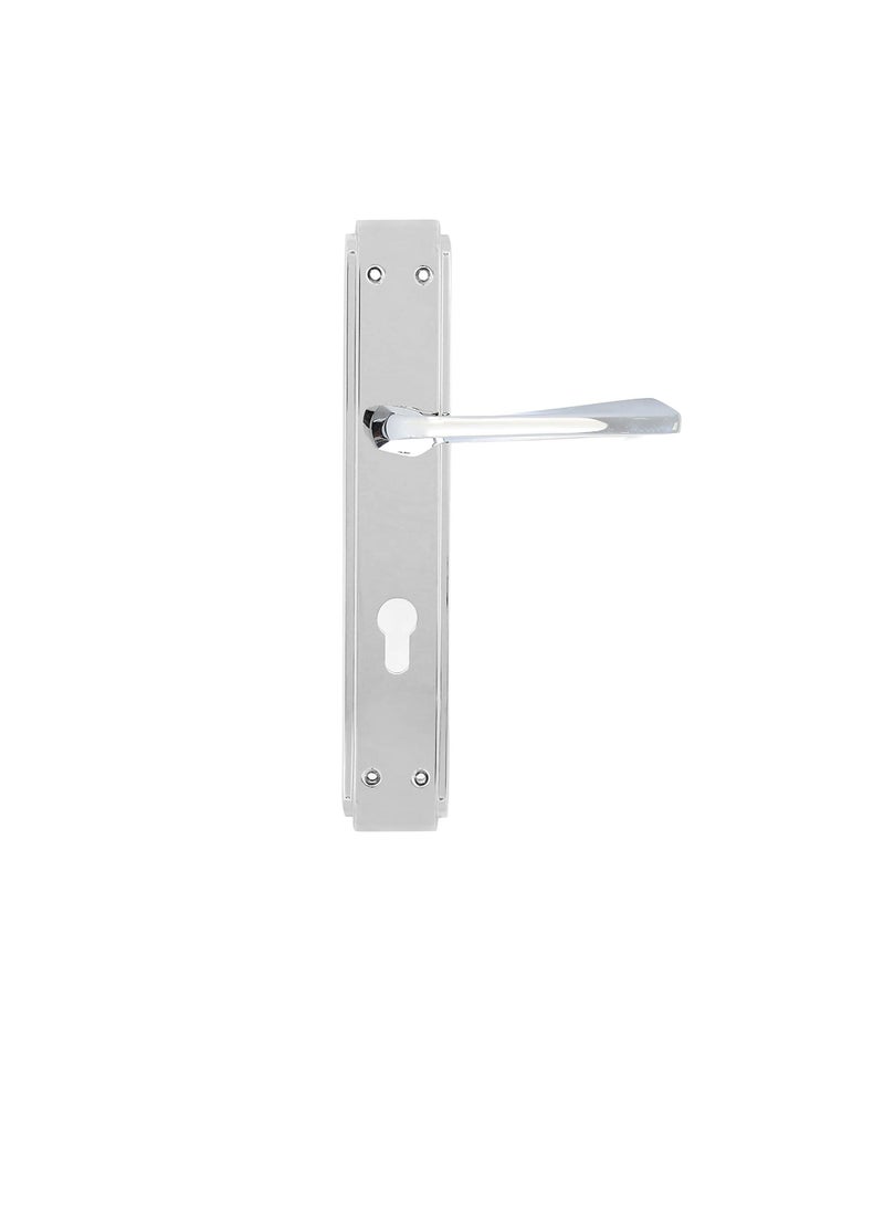 ROBUSTLINE Door Handle | Zinc Material | Silver Color | Robustline - Image 2