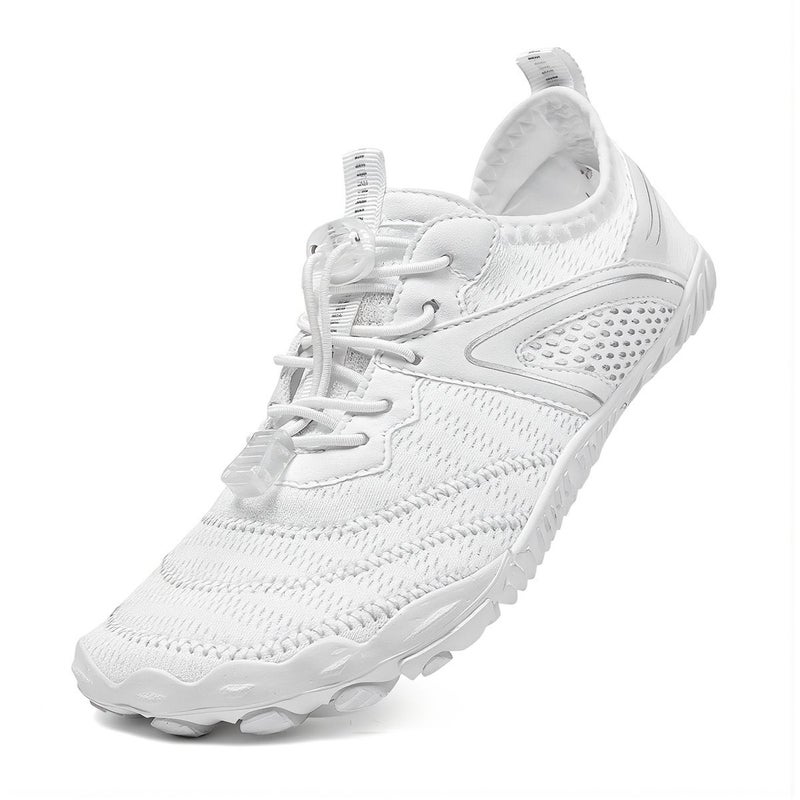 Wide-Fit Water Shoes for Women with Extra Room in Toe Box Ideal for Beach Pool Hiking and Travel Quick-Dry Mesh Fabric Size 36 - Image 1