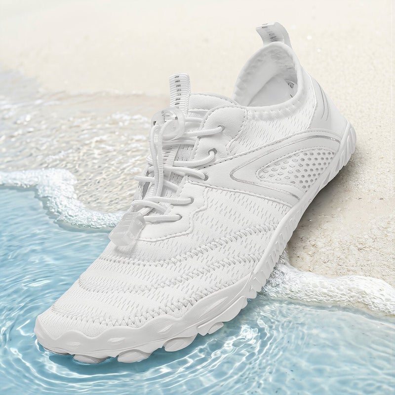 Wide-Fit Water Shoes for Women with Extra Room in Toe Box Ideal for Beach Pool Hiking and Travel Quick-Dry Mesh Fabric Size 36 - Image 2
