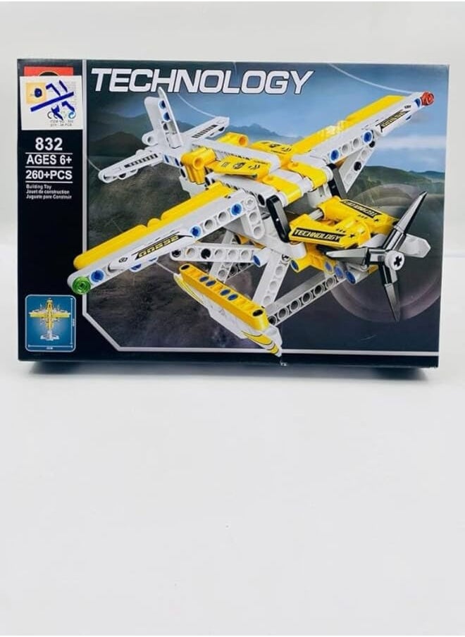 Building Blocks Educational Toys, Gifts Linked Technology Building Blocks Combat Aircraft Puzzle 