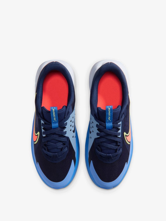 Nike Blue Sonic Running Sneakers - Image 3