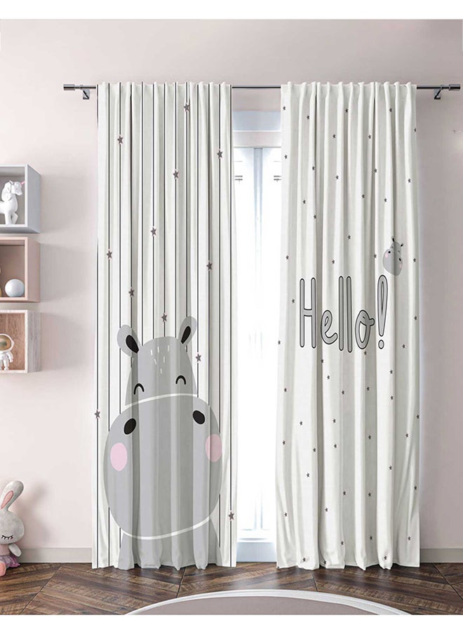 SHATTA Ready-Made Printed Curtain (Two Pieces Back Tape)  275x270x275 