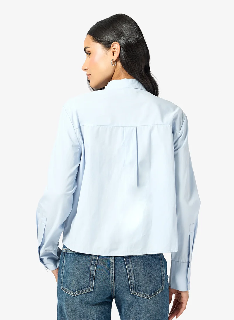 ONLY Embelished Long Sleeve Shirt