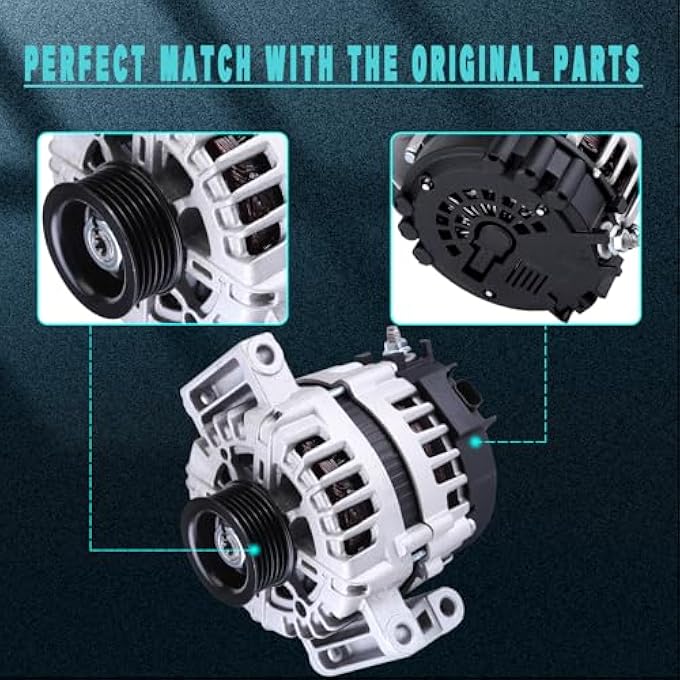 Slakerbe 15923218 FG12S011 Alternator fit for C*hevy C*hevrolet HHR 2.2L 2.4L 2008 2009 2010 2011, A11266 Electrical Alternator 2650641, A11266, FG12S011SP - Image 4