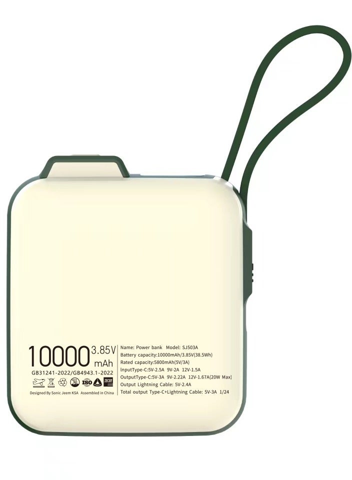 Sonic Jeem half-moon Power Bank Capacity 10000mAh (SJ503A) - Image 4