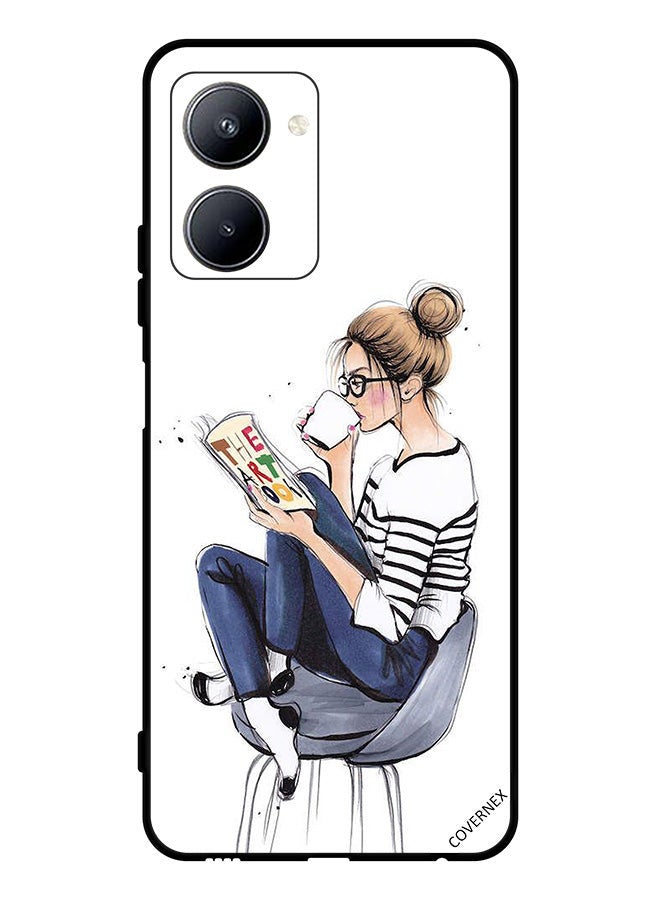 Covernex Protective Case Cover For Realme C33 Reading The Art Book - Image 1