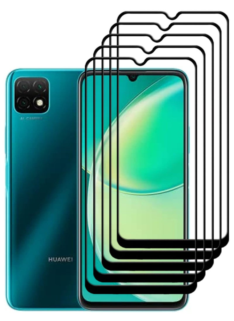 ACLIX 5 Pieces Antistatic ESD Dustproof Premium Quality High Definition Tempered Glass Screen Protector Designed For Huawei nova Y60 - Image 1