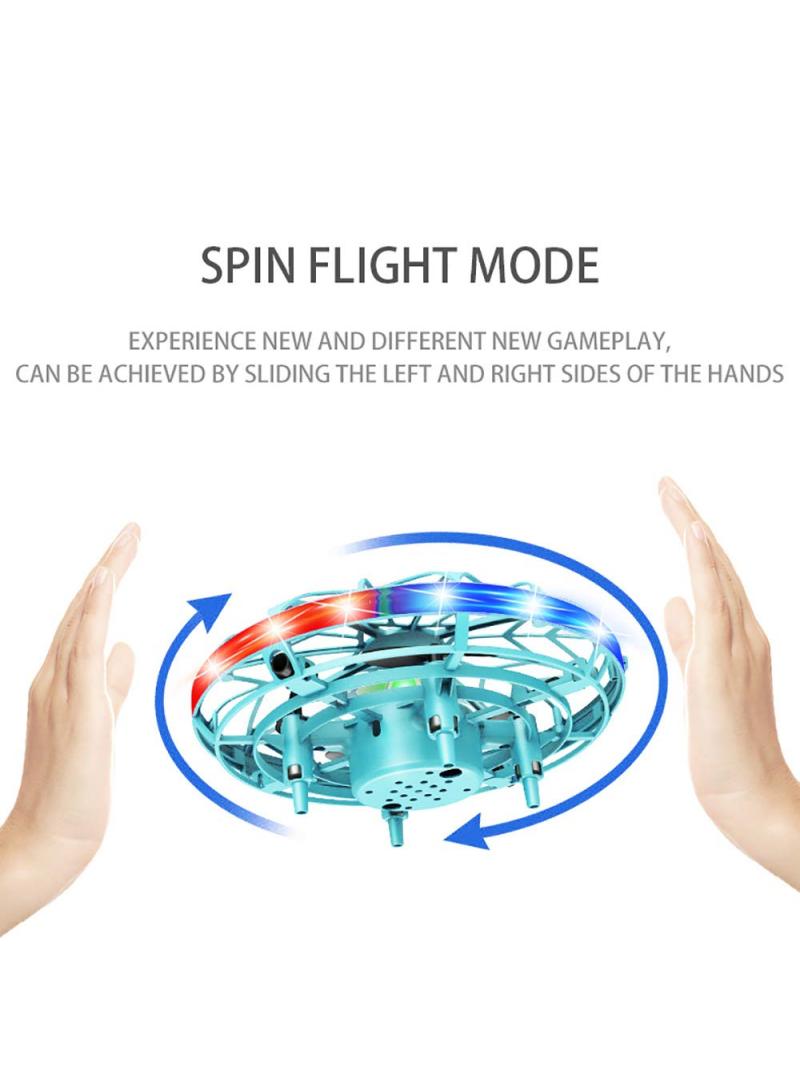 general Ufo Intelligent Sensing Flying Saucer With Colorful Lights Children'S Toy Hand Controlled Induction Levitation Rechargeable Flying Toy For Birthday Gift - Image 2