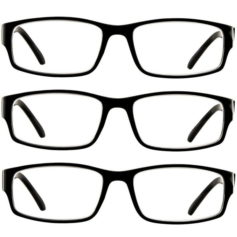 TruVision Readers Reading Glasses - 9504H - 3 Pack - Black - 1.00 - Image 2