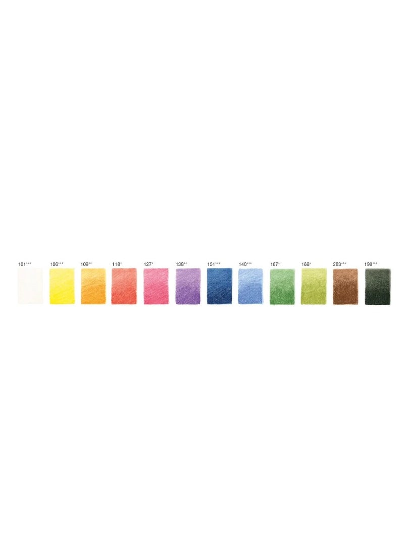 FABER-CASTELL - 12-Piece Pitt Pastel Pencils Set Multicolor - Image 1