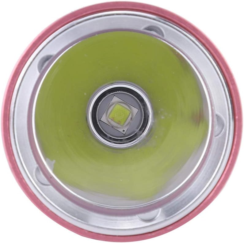 Hyuduo L2 Ultra Bright 10000 Lumen LED Flashlight Pink Stepless Dimming Aluminum Alloy Torch for Camping Hiking Outdoor - Image 5