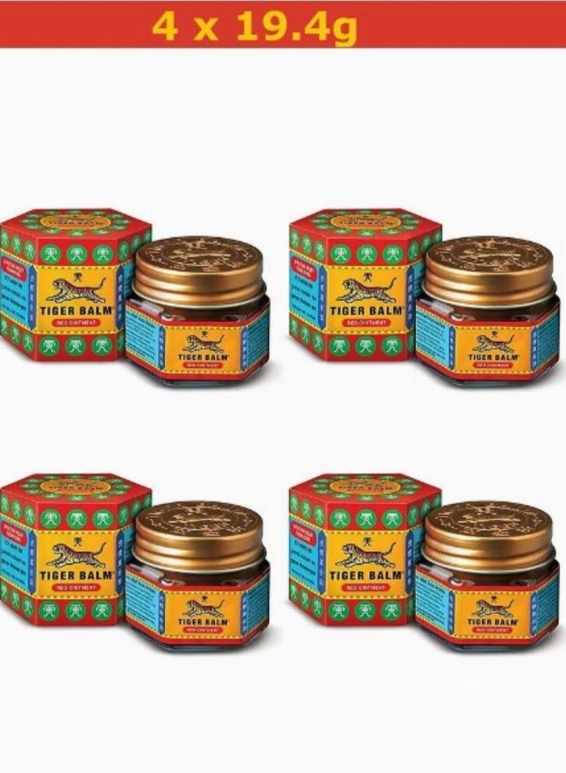 حزمة من 4 مرهم أحمر - Image 1