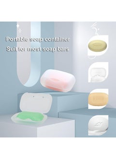 Beauenty 3-Piece Travel Soap Holder Kit, Portable Soap Box Travel with Soap Mesh Net Translucent Saver Case, Soap Dish Soap Container Case for Bathroom/Camping/Gym/Business/Trip  - Image 4