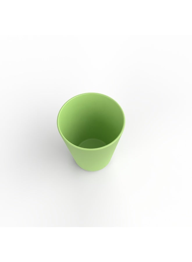 EasyGO Easy-Go Set of Reusable Plastic Cup ( 6 cups ) 280ml BPA Free PP – Microwave, Freezer & Dishwasher Safe - Mint Green - Image 4