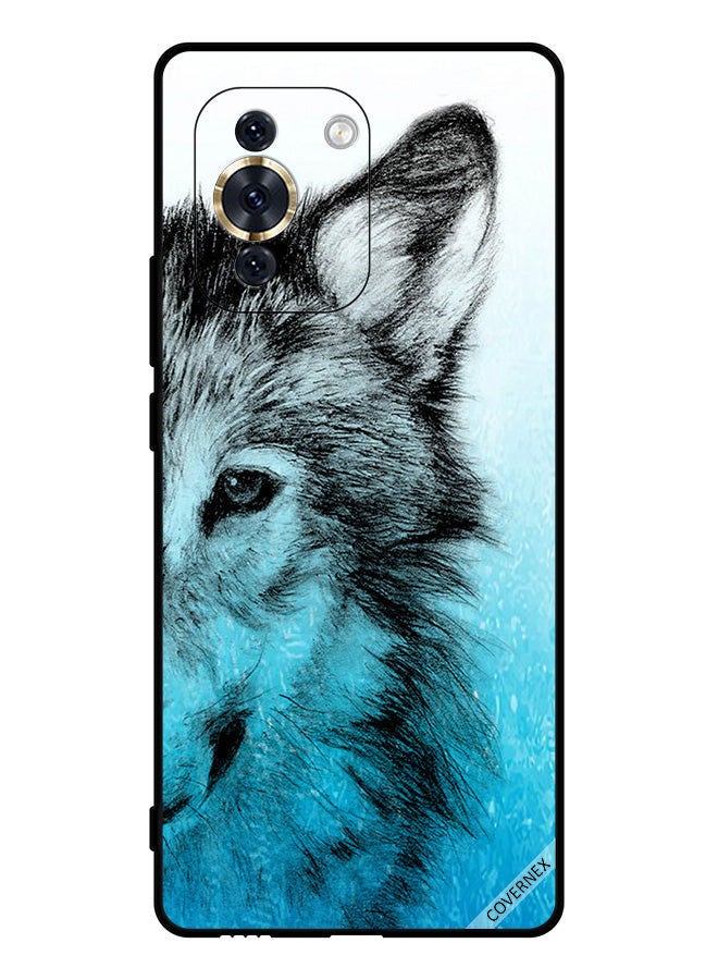 Covernex Protective Case Cover For Huawei Nova 10 Pro Half Wolf Face - Image 1