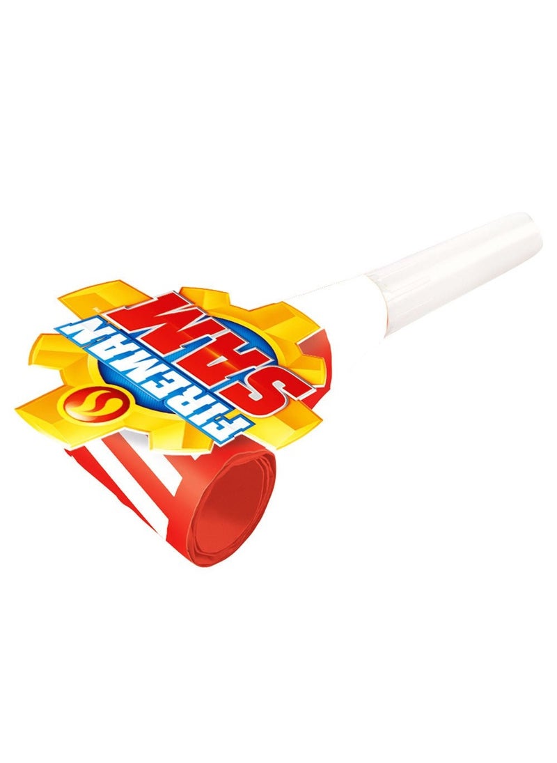 Riethmüller Fireman Sam Party Blowers Character Red Yellow 11cm 8-Pack