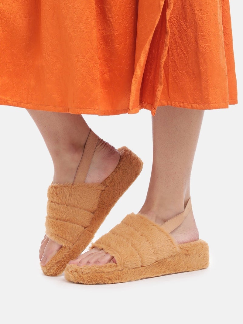 ZORIWORLD COCO Fluffy Slip-on Style Slippers for Women - Image 1