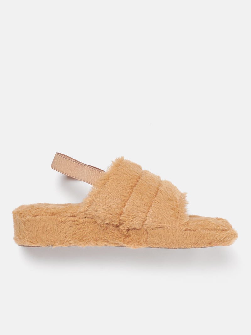 ZORIWORLD COCO Fluffy Slip-on Style Slippers for Women - Image 3