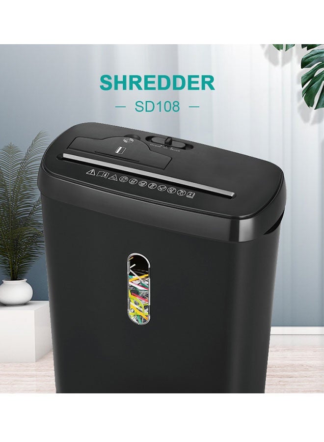 Efficient P-2 Security Level Shredder，Shreds Papers, Cards & CDs, 12L Capacity - Image 3