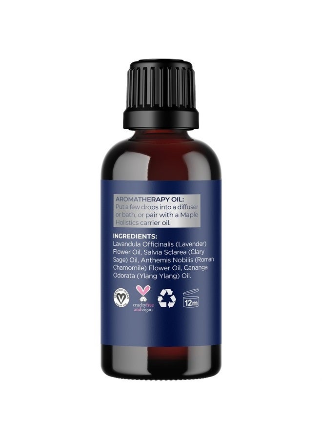 Maple Holistics خليط زيت أساسي للنوم للناشر - زيوت أساسية للأحلام للناشرات للعلاج العطري والاسترخاء مع المريمية، يلانغ يلانغ، البابونج الروماني وزيوت اللافندر الأساسية لدعم وقت النوم - Image 4