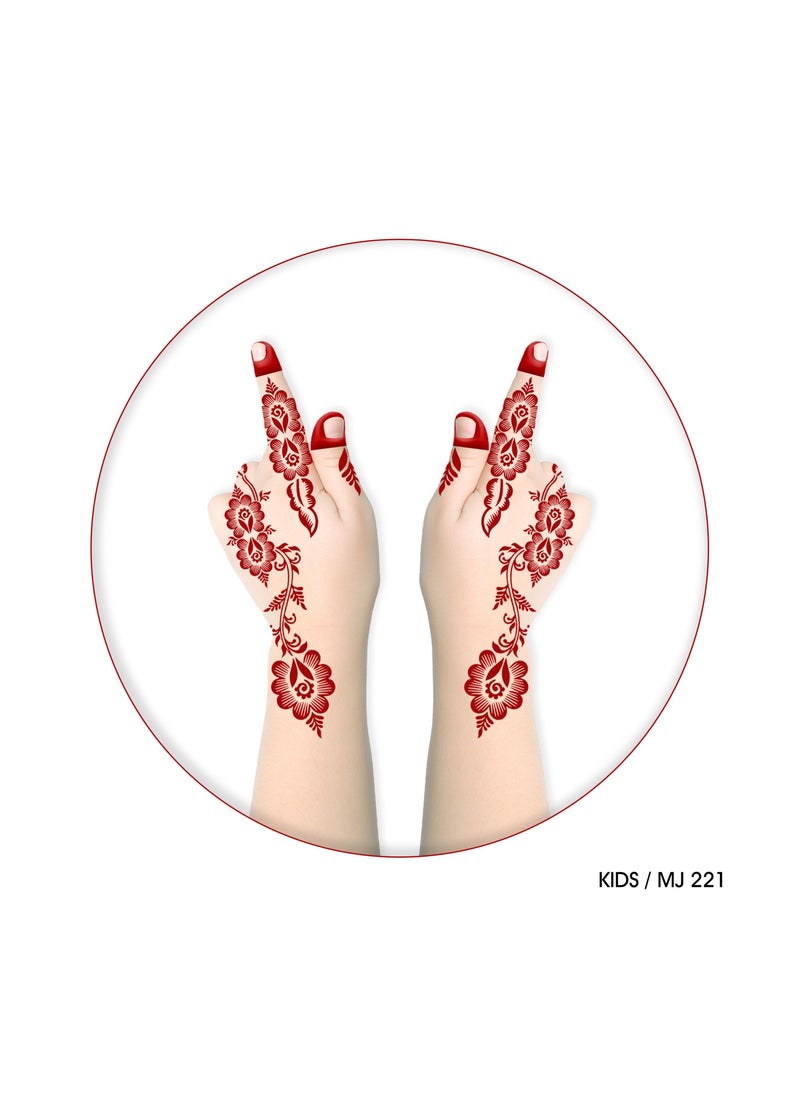 MAJARAT HENNA DESIGN STICKER FOR KIDS - MJ 221 - pzsku/Z36734AC463B40671BC7CZ/45/_/1680649901/7552c36d-f803-4704-949f-7d27e2a6b70e