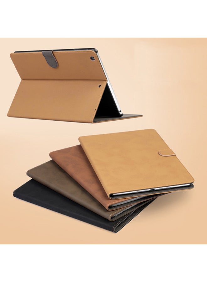 حافظة واقية كلاسيكية لجهاز 2022 Ipad 9/10 10.2/10.5 بوصة تابلت 2021 Pro 11 Air 5-اللون: بني فاتح】-نموذج قابل للتطبيق: mini1/2/3 عام - Image 4