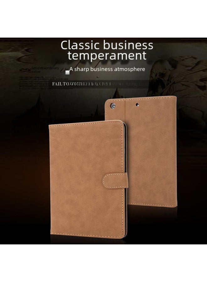 حافظة واقية كلاسيكية لجهاز 2022 Ipad 9/10 10.2/10.5 بوصة تابلت 2021 Pro 11 Air 5-اللون: بني فاتح】-نموذج قابل للتطبيق: mini1/2/3 عام - Image 5