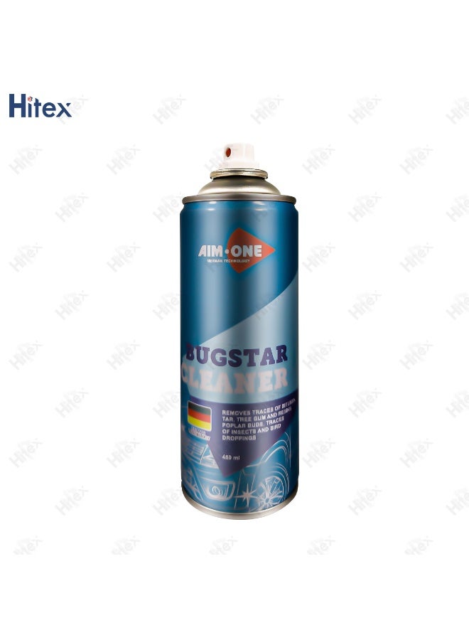 Hitex Aim-One Bugstar Cleaner 450ml | Removes Tar, Bitumen, Tree Sap, Resin, Bird Droppings & Insect Residues from Car Paint | Powerful Automotive Stain Remover | German Technology - Image 2