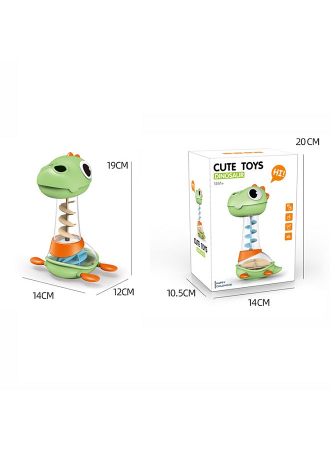 Children's Bath Toys Baby Bathroom Shower Turn Turn Music Dinosaur Shape Cartoon Swimming Pool Summer Toys-Color:Upgraded Version - Boxed - Improved Water Tank - Spiral Structure - Image 5
