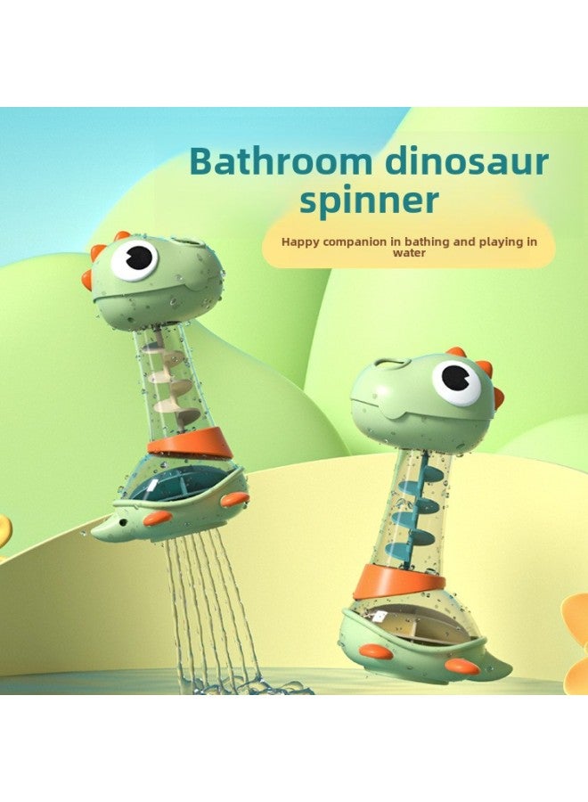 Children's Bath Toys Baby Bathroom Shower Turn Turn Music Dinosaur Shape Cartoon Swimming Pool Summer Toys-Color:Upgraded Version - Boxed - Improved Water Tank - Spiral Structure - Image 3