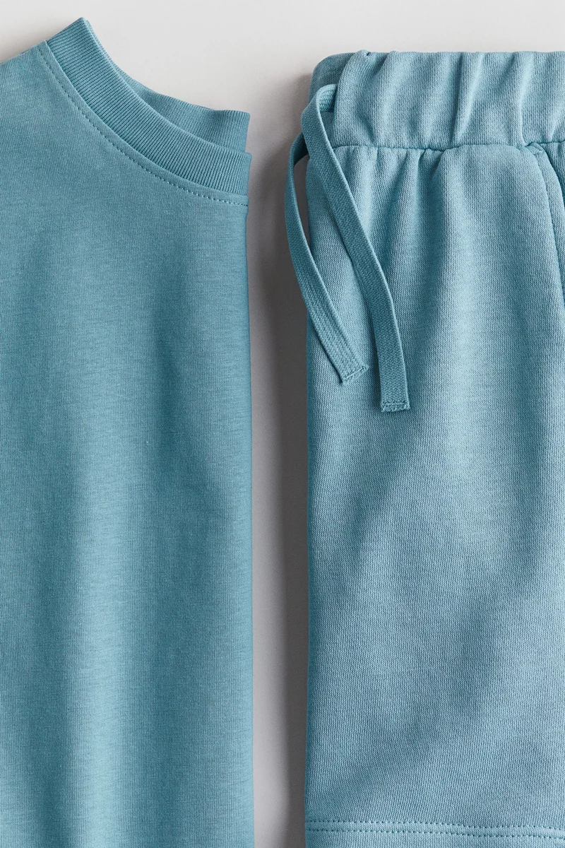 H&M 2-Piece T-Shirt And Shorts Set