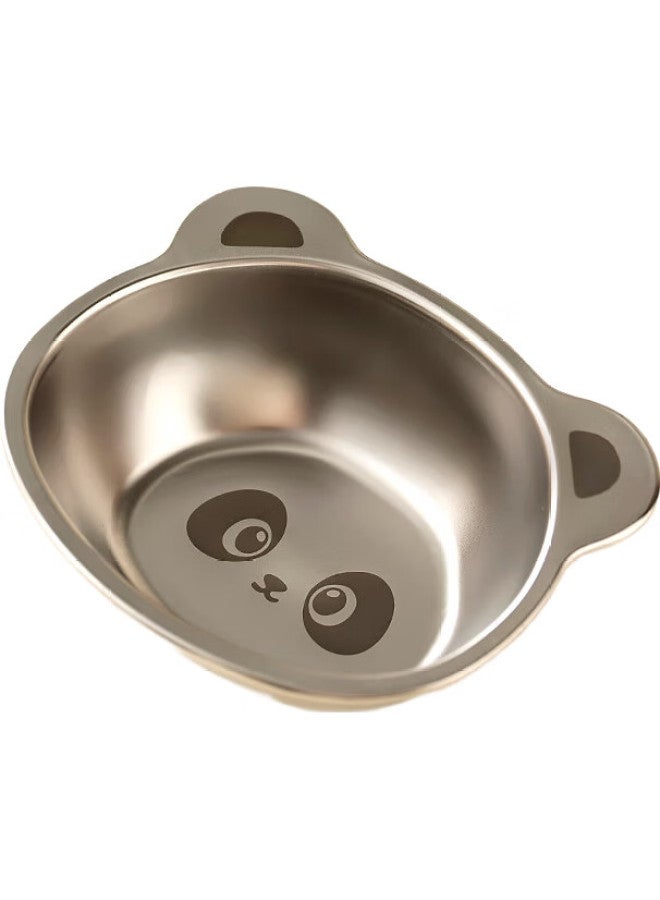 Onlycook 316 Stainless Steel Baby Food Bowl Children'S Plate Rice Bowl Cartoon Small Bowl Baby Tableware Plate - Cute Bear - Image 1