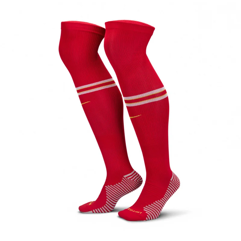 Nike Red Men's Liverpool Strike Home/Away Football Over-The-Calf Socks for Men | Best Price UAE