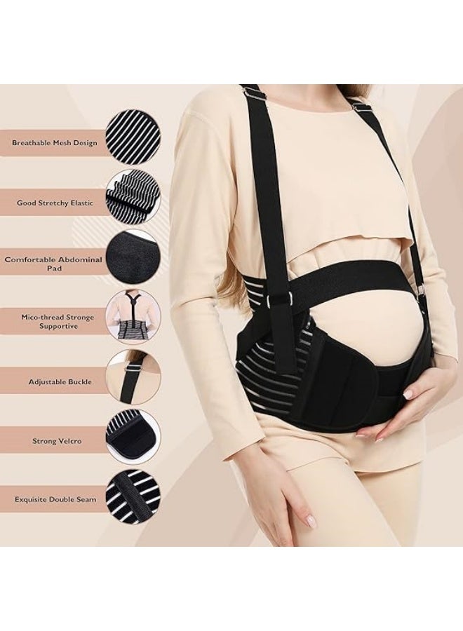 Maternity support belt - Pregnancy support belt - Breathable abdominal binder with back support, suitable for all stages of pregnancy and postpartum. - Image 5