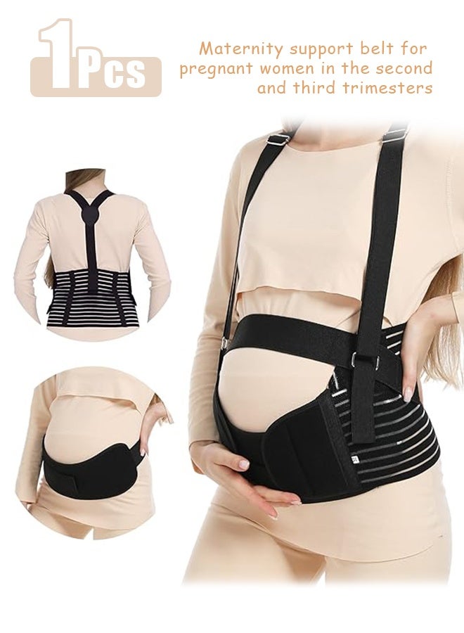 Maternity support belt - Pregnancy support belt - Breathable abdominal binder with back support, suitable for all stages of pregnancy and postpartum. - Image 1
