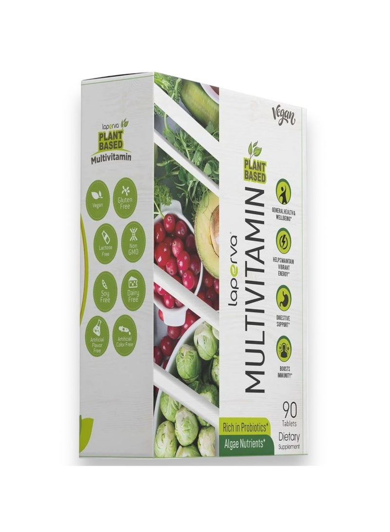 Laperva فيتامينات متعددة نباتية، 90 قرصًا، 30 وجبة - Image 1