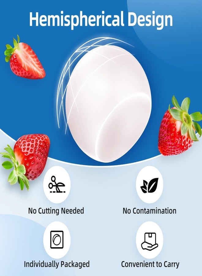 RioRand Orthodontic Wax for Braces Wax 120 Individual Hygienic Packaging Clear dental Wax Dots Portable and Easy to Tear Strawberry - Image 2
